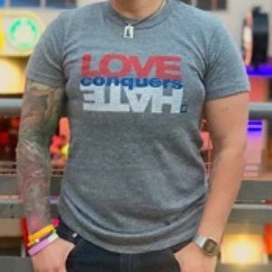 UNISEX Love Conquers Hate Tee